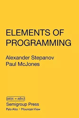 Elements of Programming cover