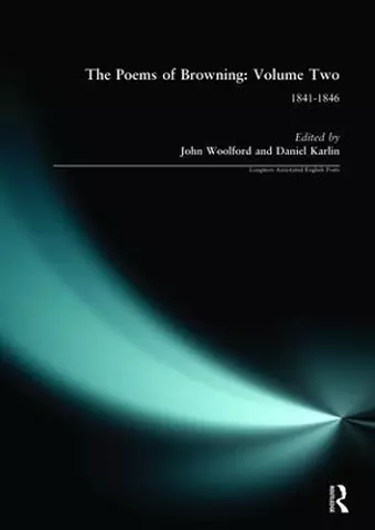 The Poems of Browning: Volume Two cover
