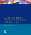 English and Italian Literature From Dante to Shakespeare cover