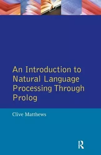 An Introduction to Natural Language Processing Through Prolog cover