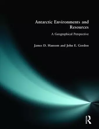 Antarctic Environments and Resources cover