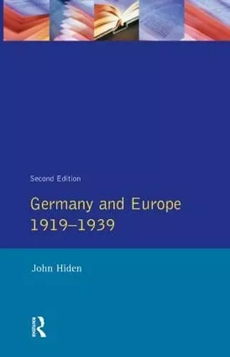 Germany and Europe 1919-1939 cover