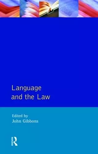 Language and the Law cover