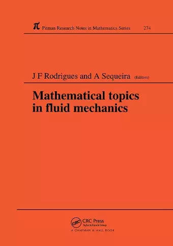 Mathematical Topics in Fluid Mechanics cover