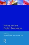 Writing and the English Renaissance cover