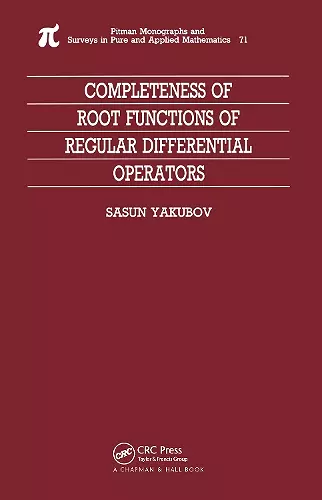 Completeness of Root Functions of Regular Differential Operators cover