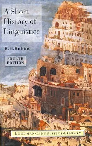 A Short History of Linguistics cover