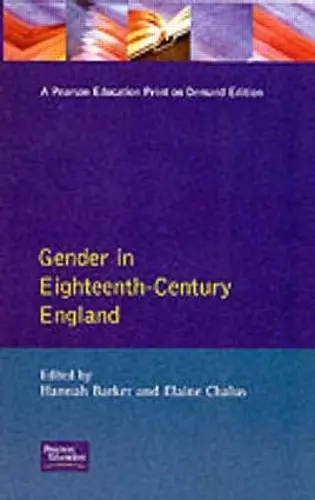 Gender in Eighteenth-Century England cover