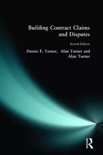 Building Contract Claims and Disputes cover