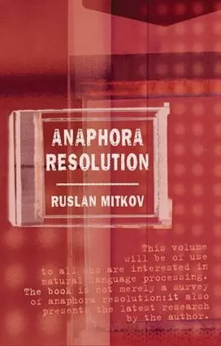 Anaphora Resolution cover