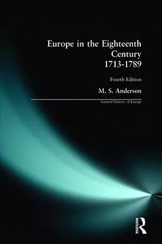Europe in the Eighteenth Century 1713-1789 cover