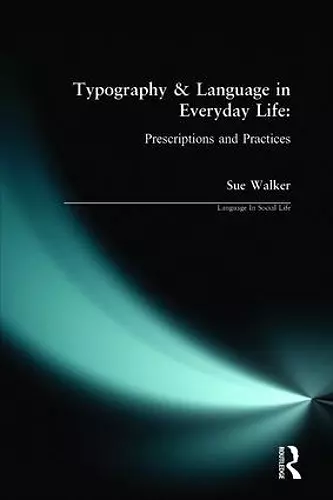 Typography & Language in Everyday Life cover