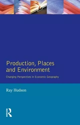 Production, Places and Environment cover