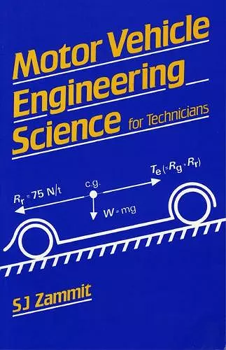 Motor Vehicle Engineering Science for Technicians cover