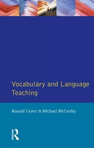 Vocabulary and Language Teaching cover