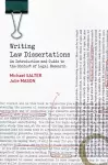 Writing Law Dissertations cover