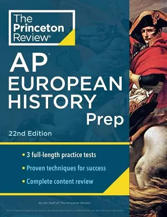 Princeton Review AP European History Prep, 2024 cover