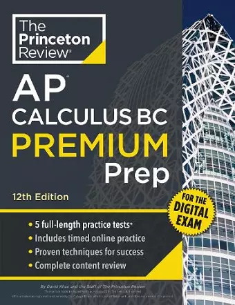 Princeton Review AP Calculus BC Premium Prep, 12th Edition cover