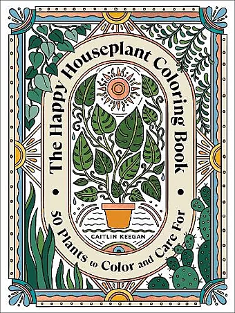The Happy Houseplant Coloring Book cover