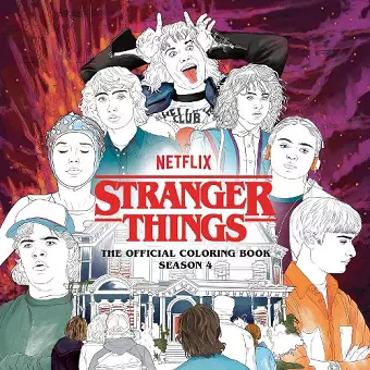 Stranger Things: The Official Coloring Book, Season 4 cover