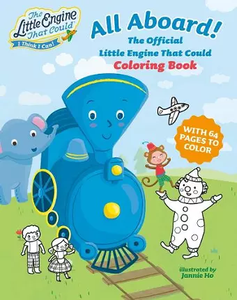 All Aboard! The Official Little Engine That Could Coloring Book cover