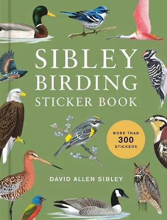 Sibley Birding Sticker Book cover