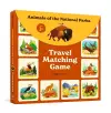 Animals of the National Parks Travel Matching Game cover