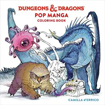Dungeons & Dragons Pop Manga Coloring Book cover