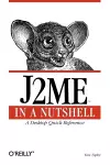 J2ME in a Nutshell cover