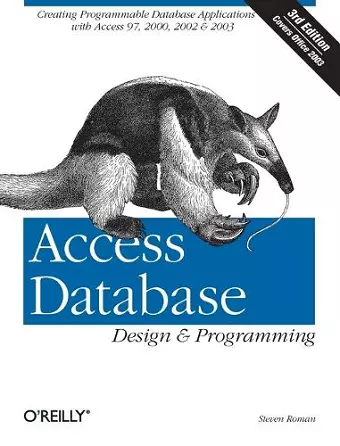 Access Database Design & Programming cover