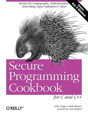 Secure Programming Cookbook for C & C++ cover