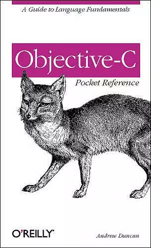 Objective-C Pocket Reference cover