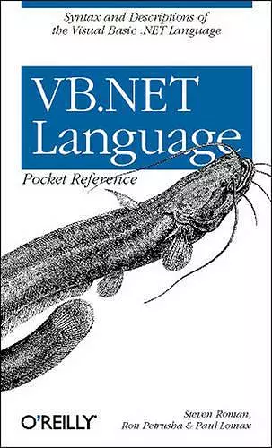 VB NET Language Pocket Reference cover