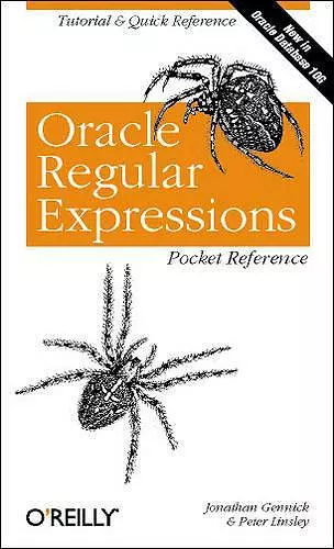 Oracle Regular Expressions Pocket Reference cover