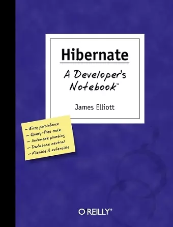 Hibernate - A Developer's Notebook cover