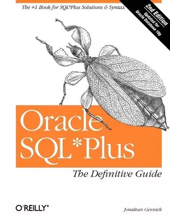 Oracle SQL*Plus cover