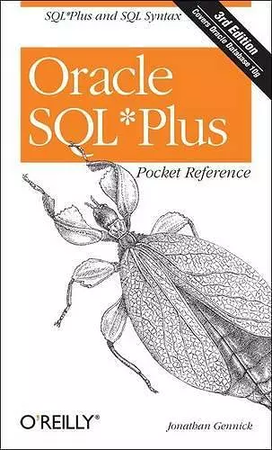 Oracle SQL Plus Pocket Reference cover