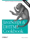 JavaScript and DHTML Cookbook 2e cover