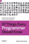 97 Things Every Programmer Should Know cover