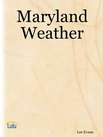 Maryland Weather cover