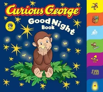 Curious George Good Night Book Tabbed Board Book cover