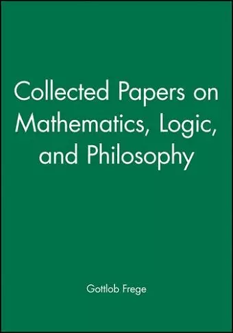 Collected Papers on Mathematics, Logic, and Philosophy cover