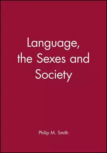 Language, the Sexes and Society cover