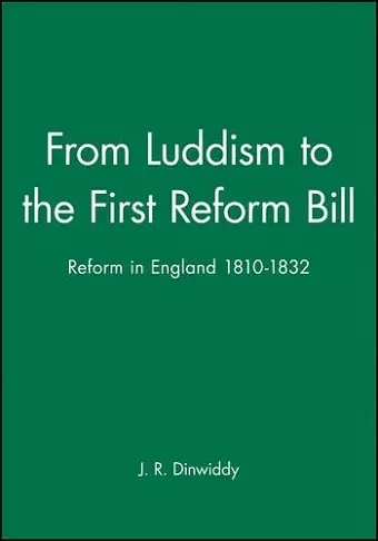 From Luddism to the First Reform Bill cover