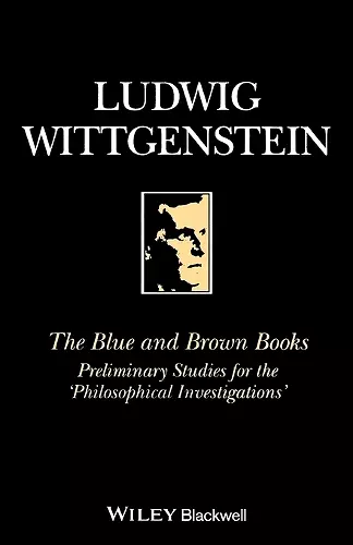 The Blue and Brown Books cover