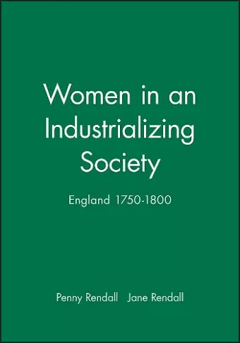 Women in an Industrializing Society cover