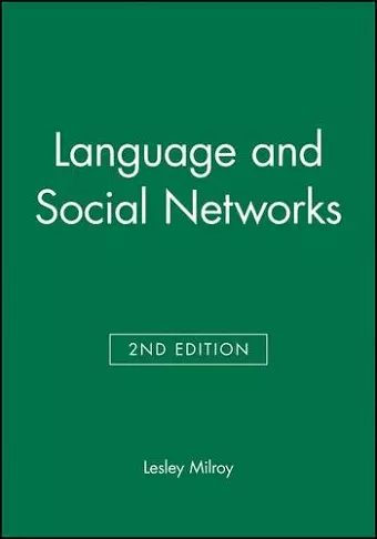 Language and Social Networks cover