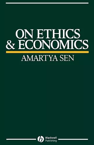 On Ethics and Economics cover