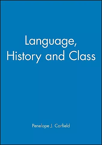 Language, History and Class cover
