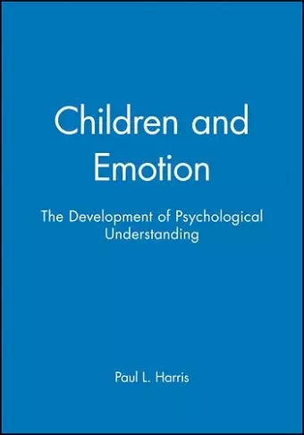 Children and Emotion cover